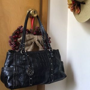 🖤Relic Black Faux Snakeskin Purse🖤